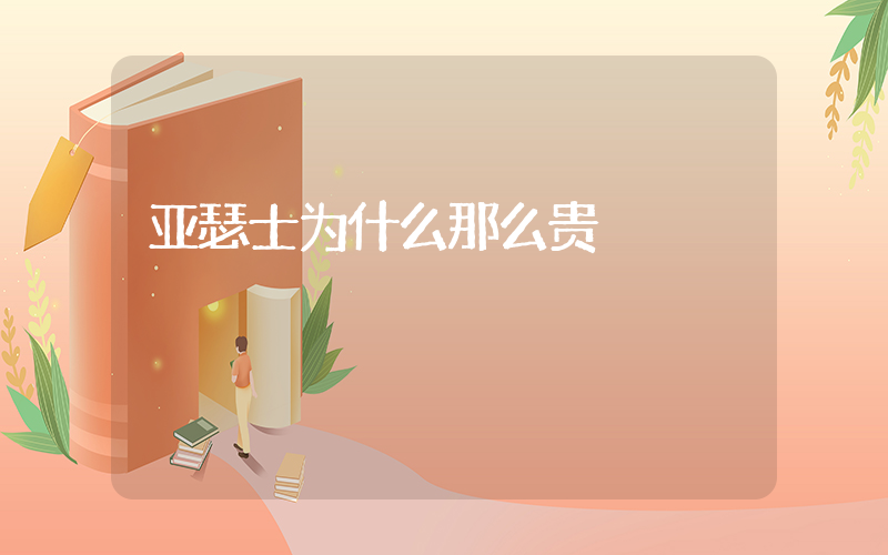 亚瑟士为什么那么贵插图