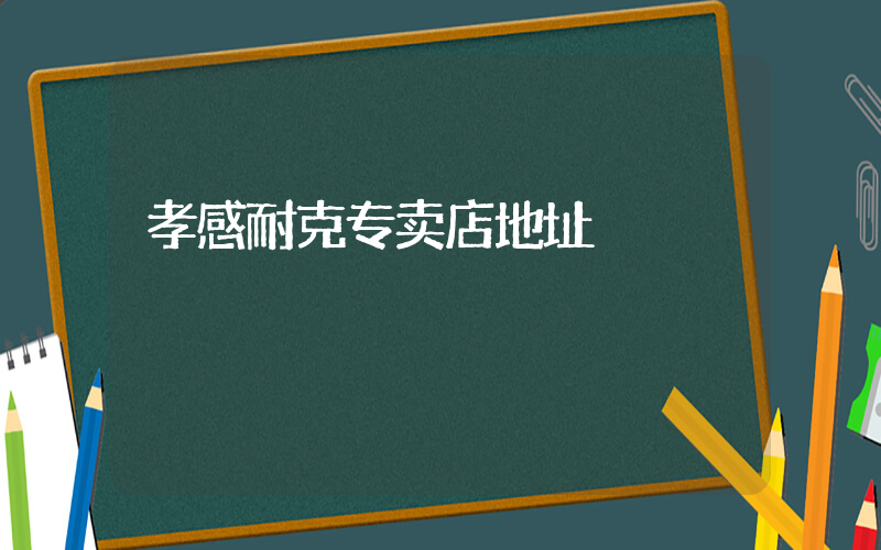 孝感耐克专卖店地址插图