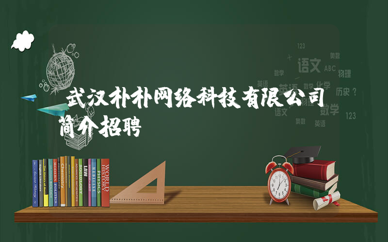 武汉朴朴网络科技有限公司简介招聘插图