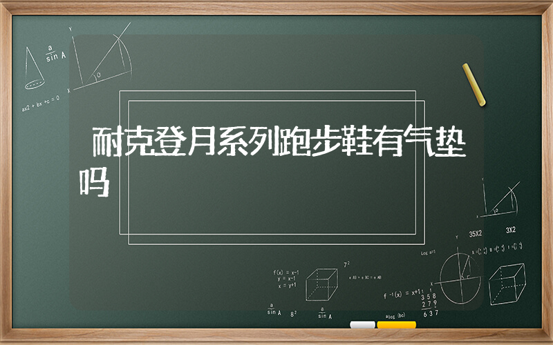 耐克登月系列跑步鞋有气垫吗插图