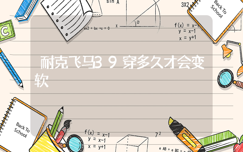 耐克飞马39穿多久才会变软插图