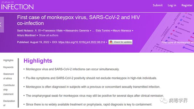 92名猴痘患者超5成合并感染HIV