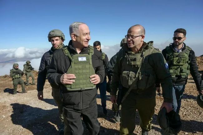 Israeli Prime Minister steps into Syrian territory