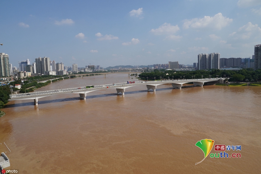 广西南宁邕江将现76.2米左右洪峰