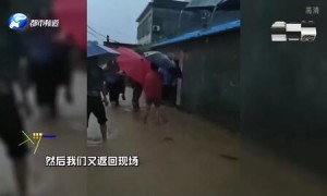 南阳暴雨80岁老两口被困后获救