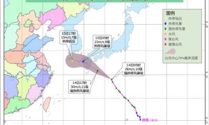 台风普拉桑生成 路径与贝碧嘉相似