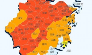 江浙沪闽成全国最热区域