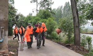 河南南阳出现特大暴雨